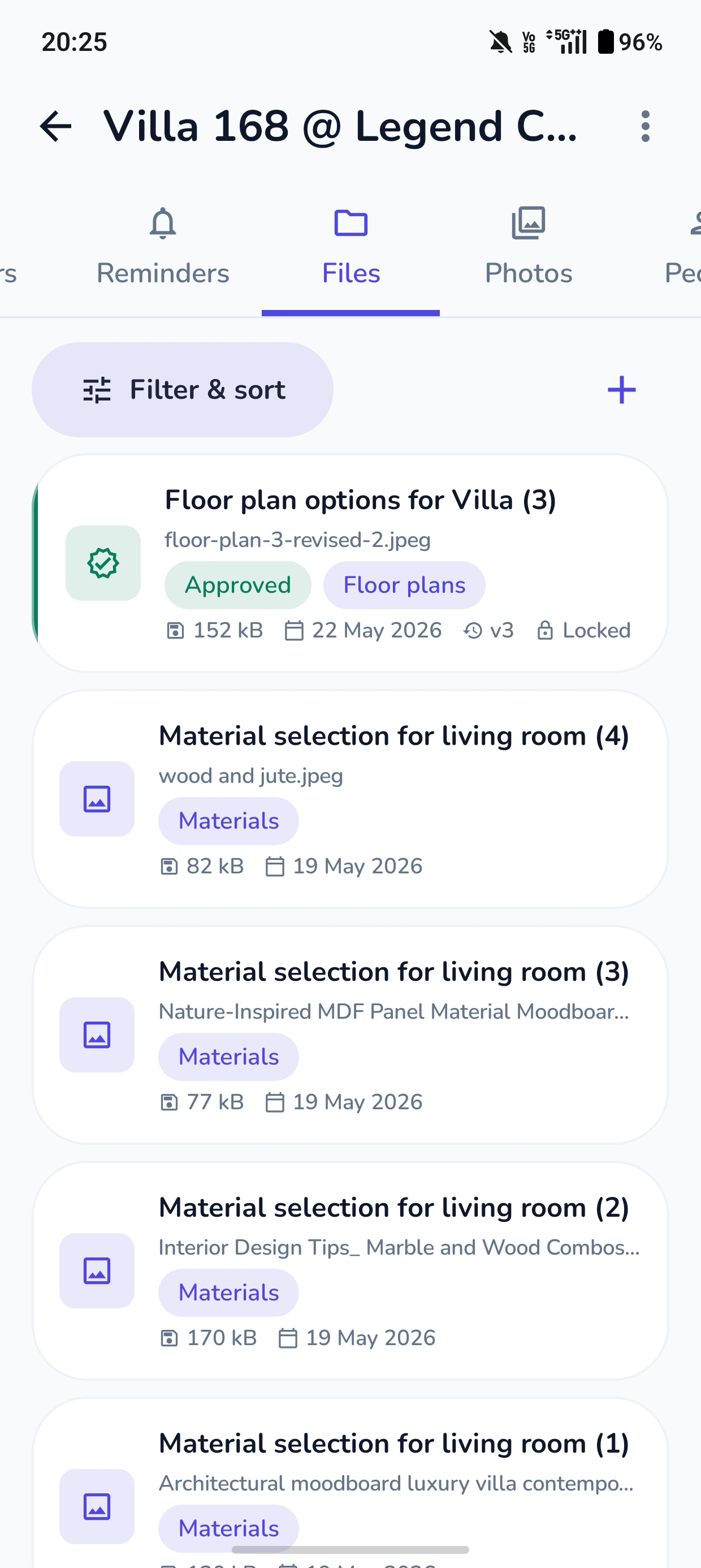 ArchiTrack Android: Your project files, organised