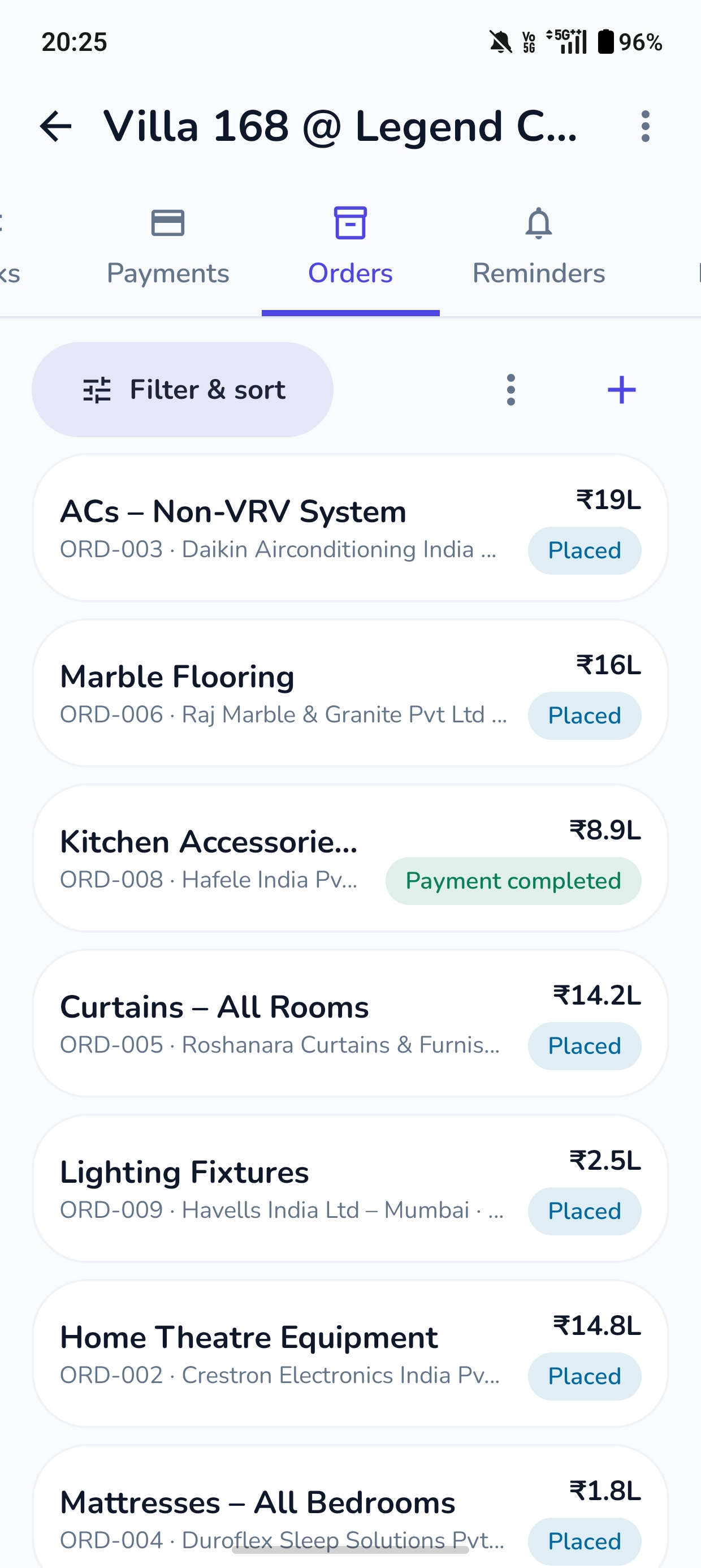 ArchiTrack Android: Every order in one place