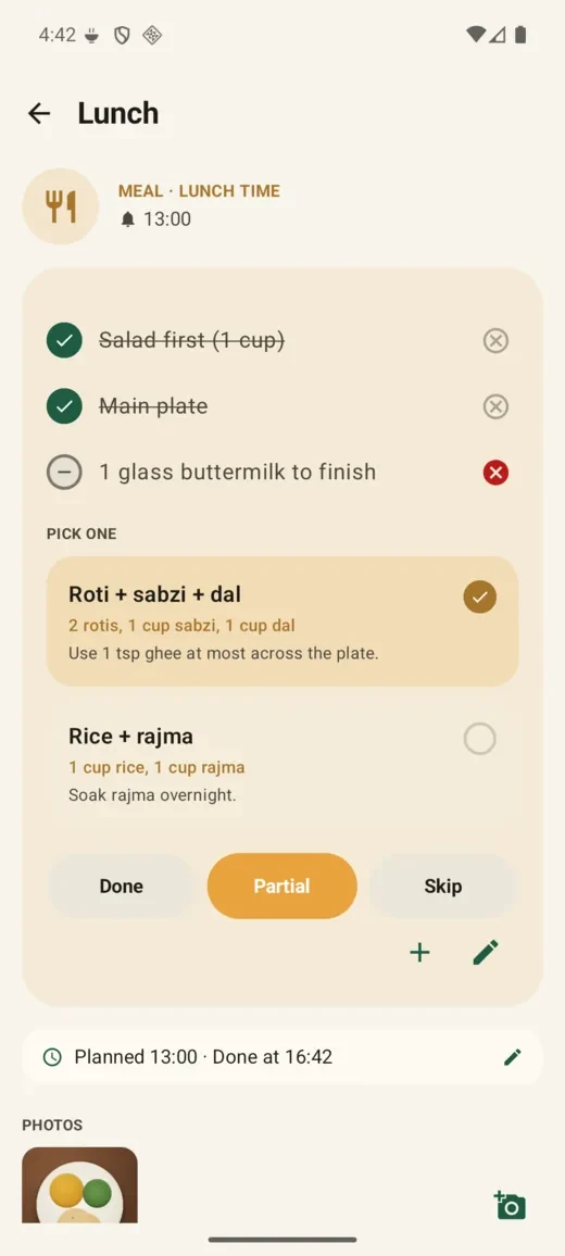 No Cheat Day Android: Make every meal manageable